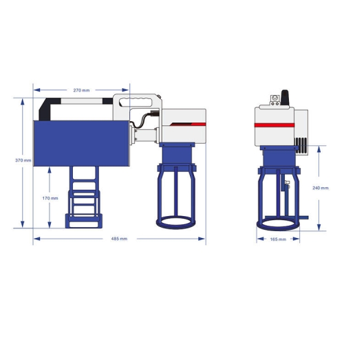 Przenośna Znakowarka grawerka laserowa FIBER UV 5W 100x100mm