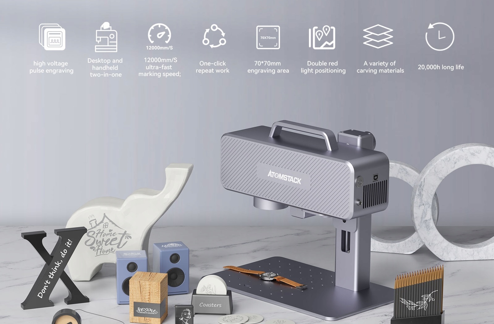 Grawerka laserowa ATOMSTACK M4 | Oficjalna dystrybucja PL